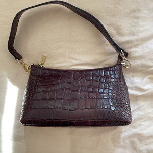 Naked Vice Brown Crocodile Purse